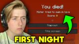 I Died On The First Night In Minecraft… (Part 1)