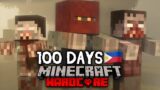 I Survived 100 Days in a Post Apocalyptic Wasteland in Minecraft (Tagalog)