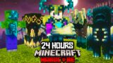 I Survived 24 Hours in a SCULK APOCALYPSE in Minecraft Hardcore!