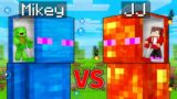JJ's LAVA Enderman vs Mikey's WATER Enderman Survive Battle in Minecraft – Maizen