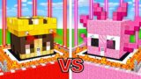 MONGO vs AXY MOST Secure House Battle in Minecraft!