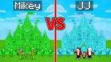 Mikey Family EMERALD vs JJ Family DIAMOND Kingdom in Minecraft (Maizen)