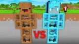 Mikey POOR vs JJ RICH BASE WITH CARS Battle in Minecraft (Maizen)