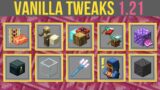 Minecraft 1.21 Vanilla Tweaks Data Packs | Mini Blocks & Husks Drop Sand