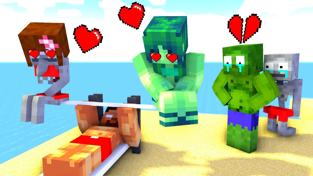 Monster School: Bodybuilding - Minecraft Animation - Minecraft videos