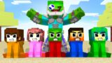 Monster School : Zombie x Squid Game ESCAPE CHALLENGE Part 1 – Minecraft Animation