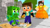 Monster School : Zombie x Squid Game "Poor Zombie Saves Good Herobrine" – Minecraft Animation