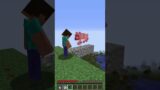 Took the Wrong choice and got Herobrine Revenge… #minecraft #shorts #meme