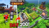 We Survived 200 Days in Create Mod in Minecraft (Hindi)