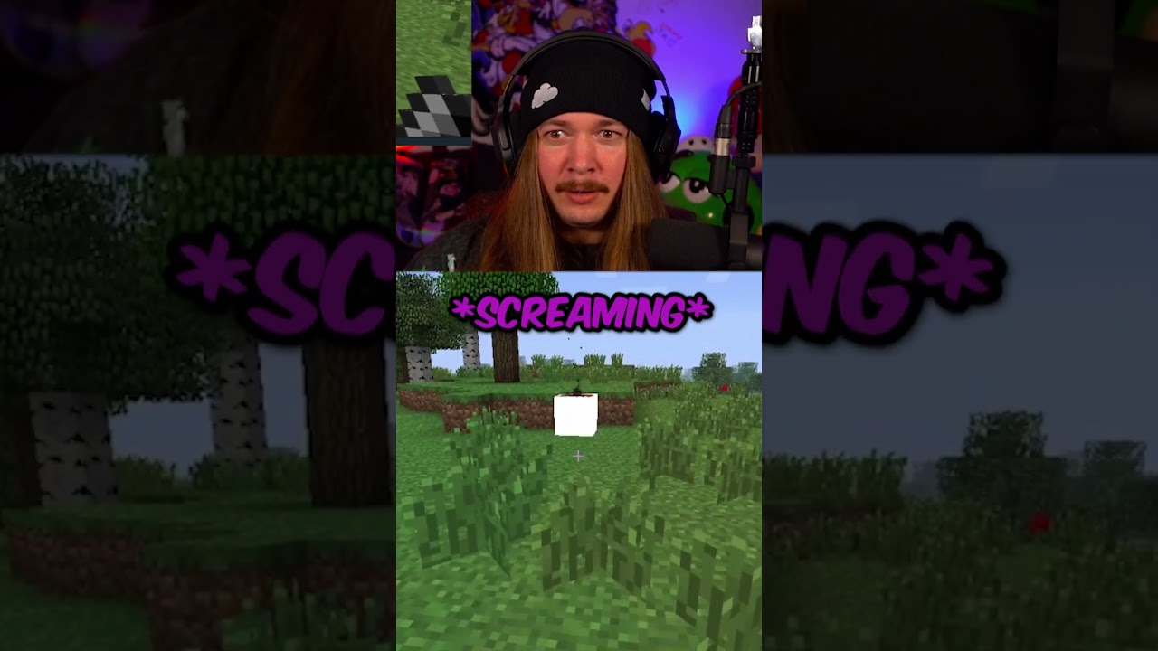 making the creeper scream was too far... #minecraft #funny #jimmyhere # ...