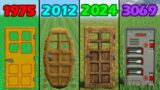 minecraft but in different years be like