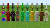 which armor is stronger in Minecraft experiment?