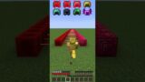 Armor Test vs Laser Damage in Minecraft #shorts #meme #memes