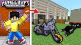 BIG BIKE GHOST RIDER vs BIGBIKE ni BATMAN sa UWU CITY sa Minecraft PE