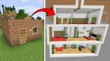 Building THE BEST DIRT HOUSE in Minecraft!