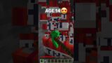 Falling for Traps at different Ages emoji #minecraft #meme #shorts