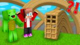 How Mikey and JJ Found CURSED DOOR in Minecraft ? – Maizen