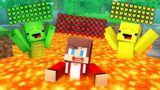 JJ, Mikey and Banana Kid Survive with Endless HP – Minecraft Maizen