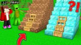 JJ and Mikey Found SECRET DOOR Inside DIAMOND vs DIRT STAIRS in Minecraft Maizen!