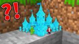 JJ and Mikey found a TINY KINGDOM in Minecraft (Maizen)