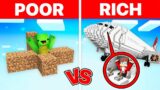 Mikey POOR vs JJ RICH Airplane Survival Battle in Minecraft (Maizen)