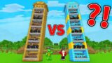 Mikey POOR vs JJ RICH SKYSCRAPER WITH CARS Battle in Minecraft (Maizen)