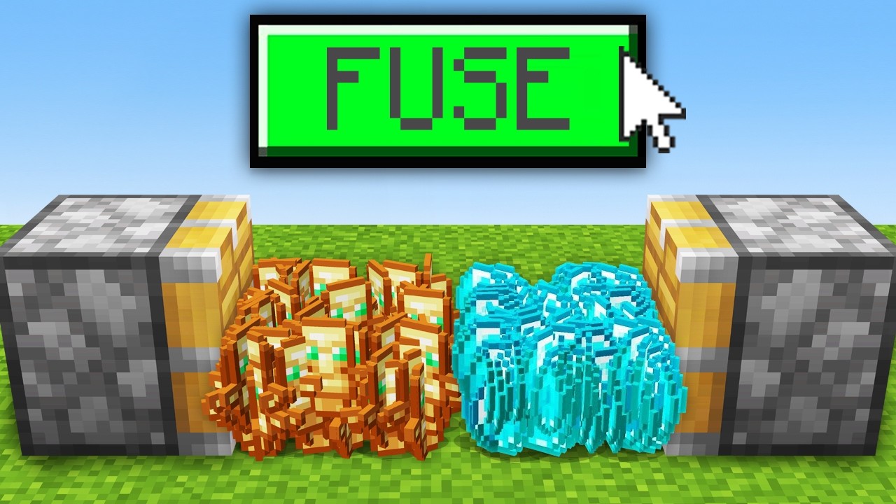 Minecraft, But You Can FUSE Items! - Minecraft videos