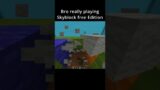 Minecraft Skyblock Free Edition