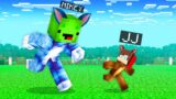 Mouse JERY Speedrunner vs Cat TOM Hunter : JJ vs Mikey Battle in Minecraft Maizen!