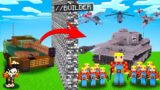 NOOB VS PRO : i cheated with 20 PRO BUILDER in Minecraft build battle