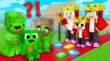 Royal JJ Family Kicked Mikey Family out of the Kingdom in Minecraft  (Maizen)