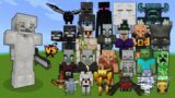 Skeleton with Iron Armor & Iron Sword vs Every mob in Minecraft – Minecraft Mob Battle