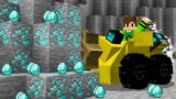 Stealing DIAMONDS With A TUNNELING MACHINE In Minecraft!