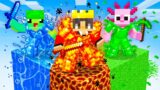 Surviving One ELEMENTAL Block in Minecraft!