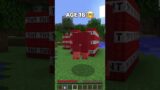 Traps at different Ages in Minecraft… #shorts #meme #memes