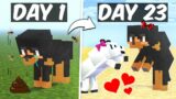 A Day in a Life of a Dog in Minecraft…