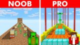 Minecraft NOOB vs PRO: PARKOUR  BUILD CHALLENGE