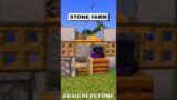 Minecraft Stone Farm! #shorts #minecraft