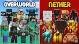 OVERWORLD vs NETHER – Minecraft Mob Battle