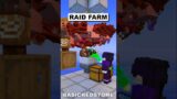 Raid Farm in Minecraft! #minecraft #shorts