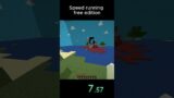 Speed running Minecraft free edition (WR)