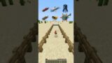 Suffocation Damage vs Different Mobs in Minecraft #shorts #minecraft #memes