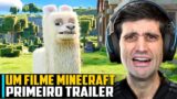 Um filme MINECRAFT, o primeiro trailer, EU NEM SEI O QUE SENTIR