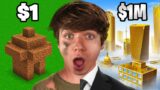 $1 vs $1,000,000 City in Minecraft!