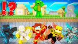 All Speedsters Armor Speedrunner vs Hunter in Minecraft – Maizen JJ and Mikey