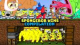 Every Time Spongebob WINS Minecraft Speedrun – Mega Compilation