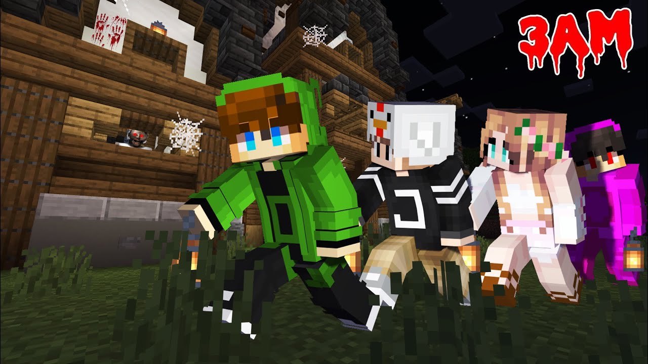 Exploring a HAUNTED Abandoned Mansion in Minecraft! - Minecraft videos