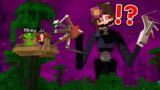 How JJ and Mikey Found The Biggest Scary Jenny Dweller in Minecraft – Maizen ?!