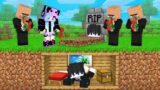 I Built a HOUSE inside the GRAVE To Prank Sister in Minecraft !