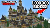 I Built the World’s Largest CASTLE IN Minecraft Hardcore